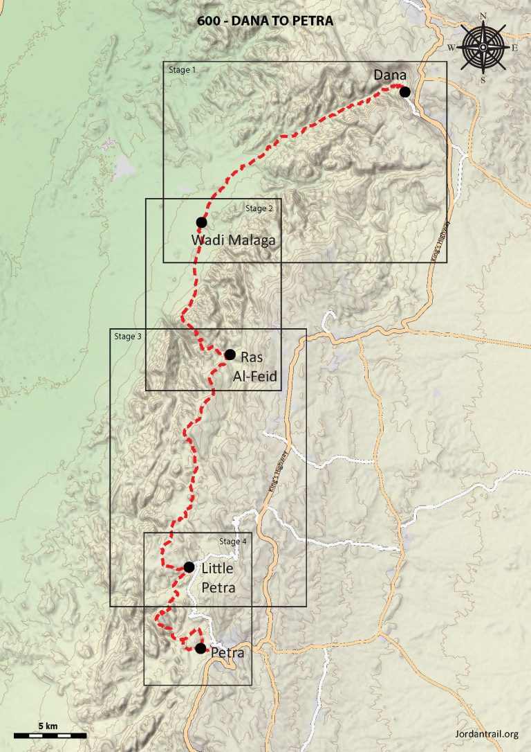 From Amman:  4 Days Trek to Petra