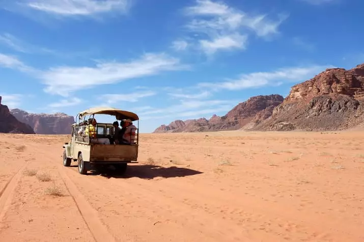 Desert safari in Jordan